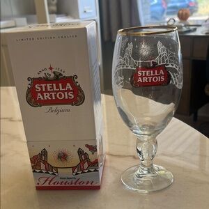 NEW IN BOX Stella Artois art of the chalice - Houston - Limited Edition Chalice